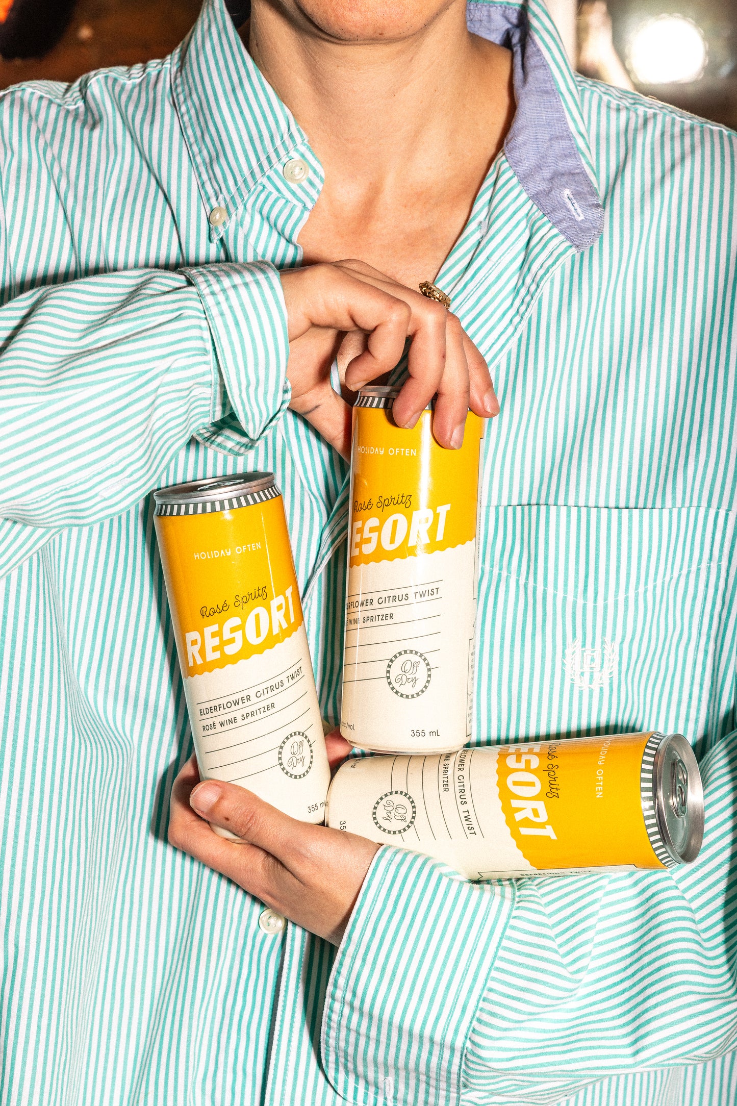 Resort Rosé Spritz Cocktail - Palatine Hills Estate Winery