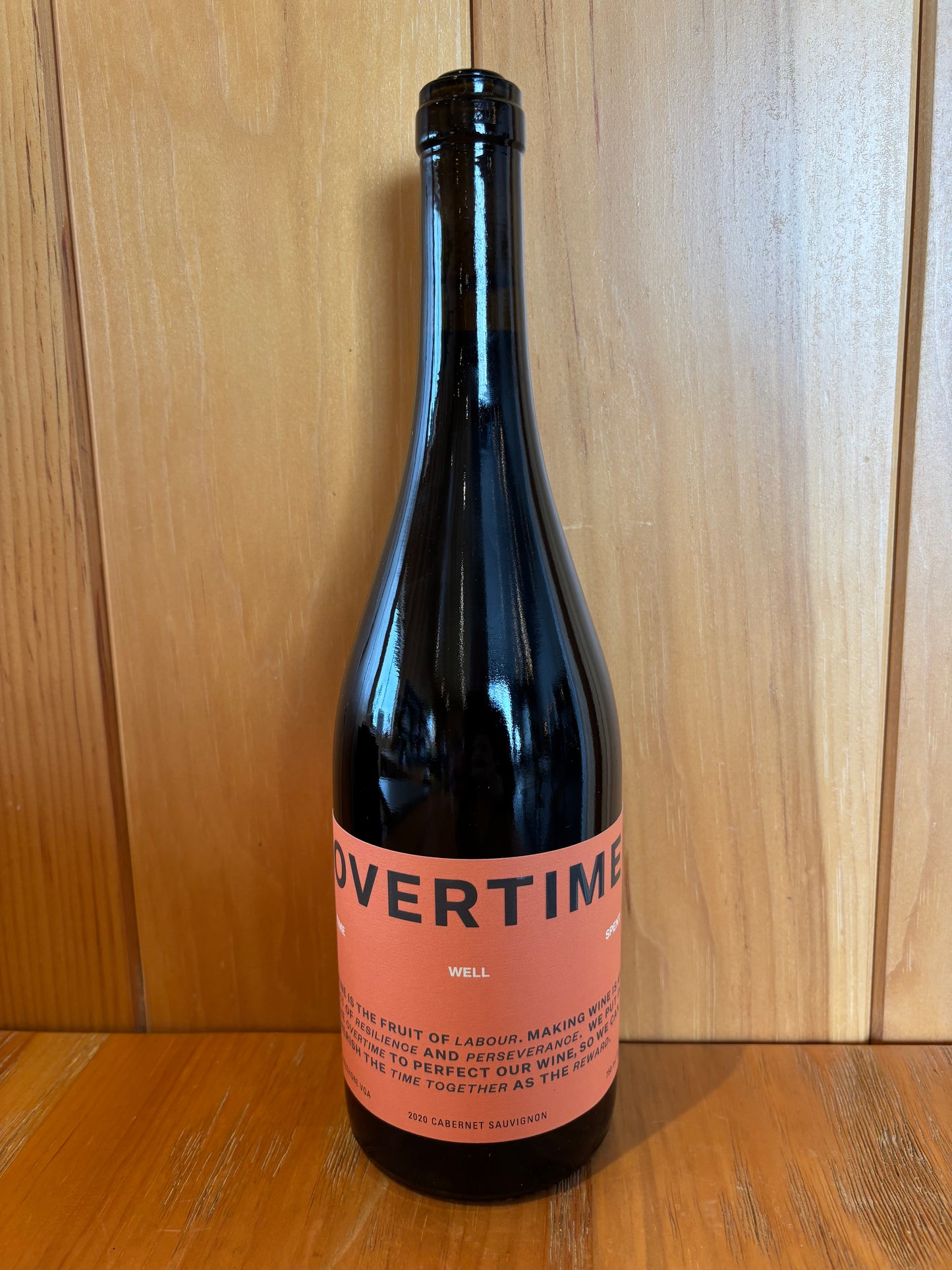 2020 Overtime Cabernet Sauvignon - Palatine Hills Estate Winery