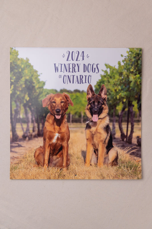 Winery Dogs Calendar 2024 - Palatine Hills Estate Winery