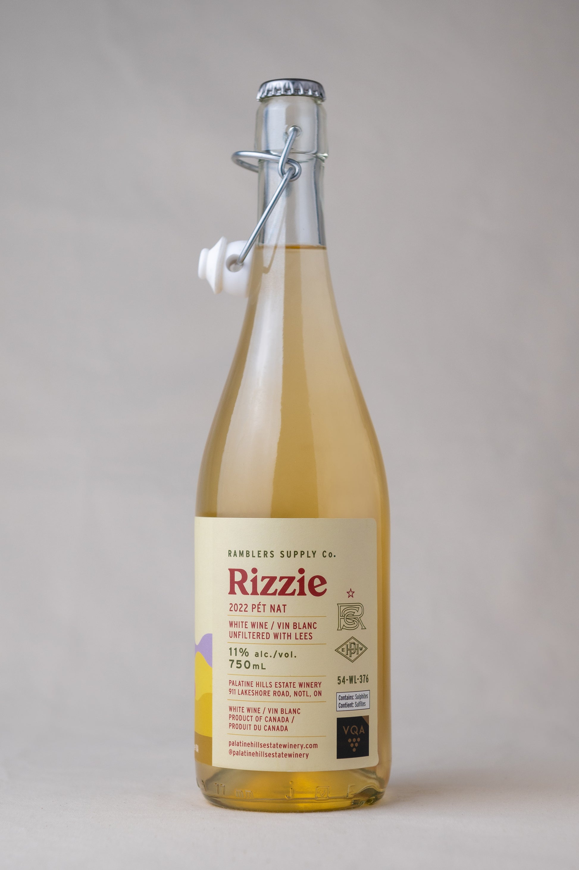 Rizzie Pet Nat - Sparkling Wine - Palatine Hills Estate Winery