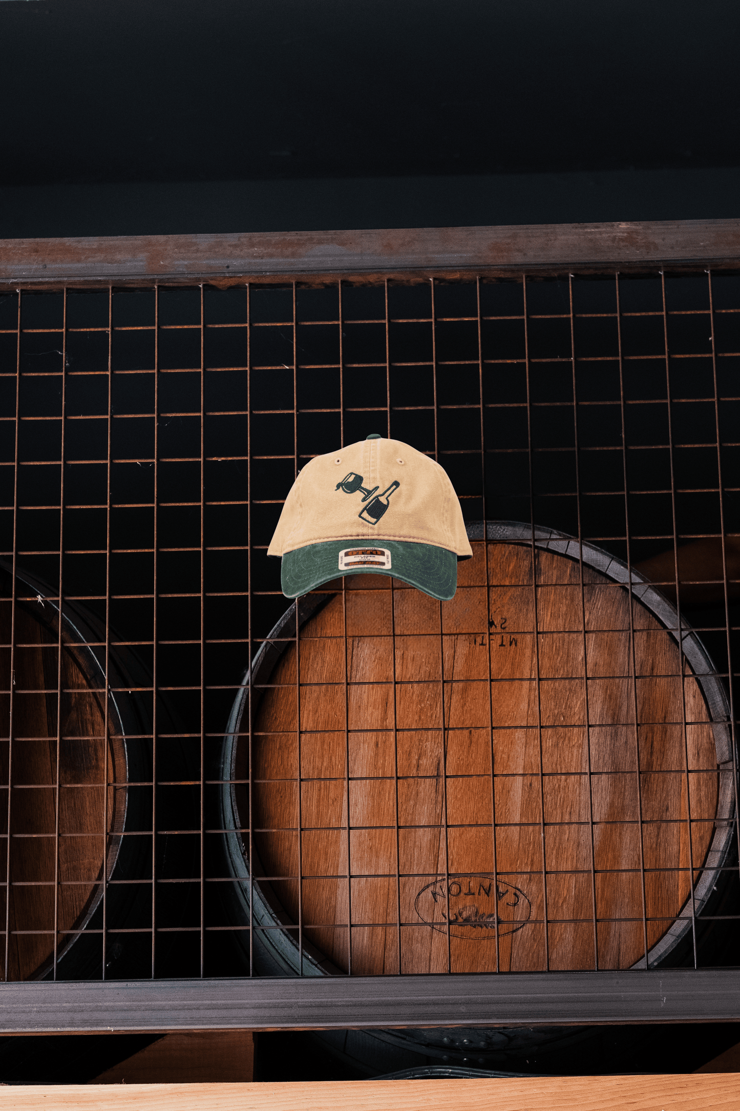 Embroidered Wine Dad Cap - Palatine Hills Estate Winery
