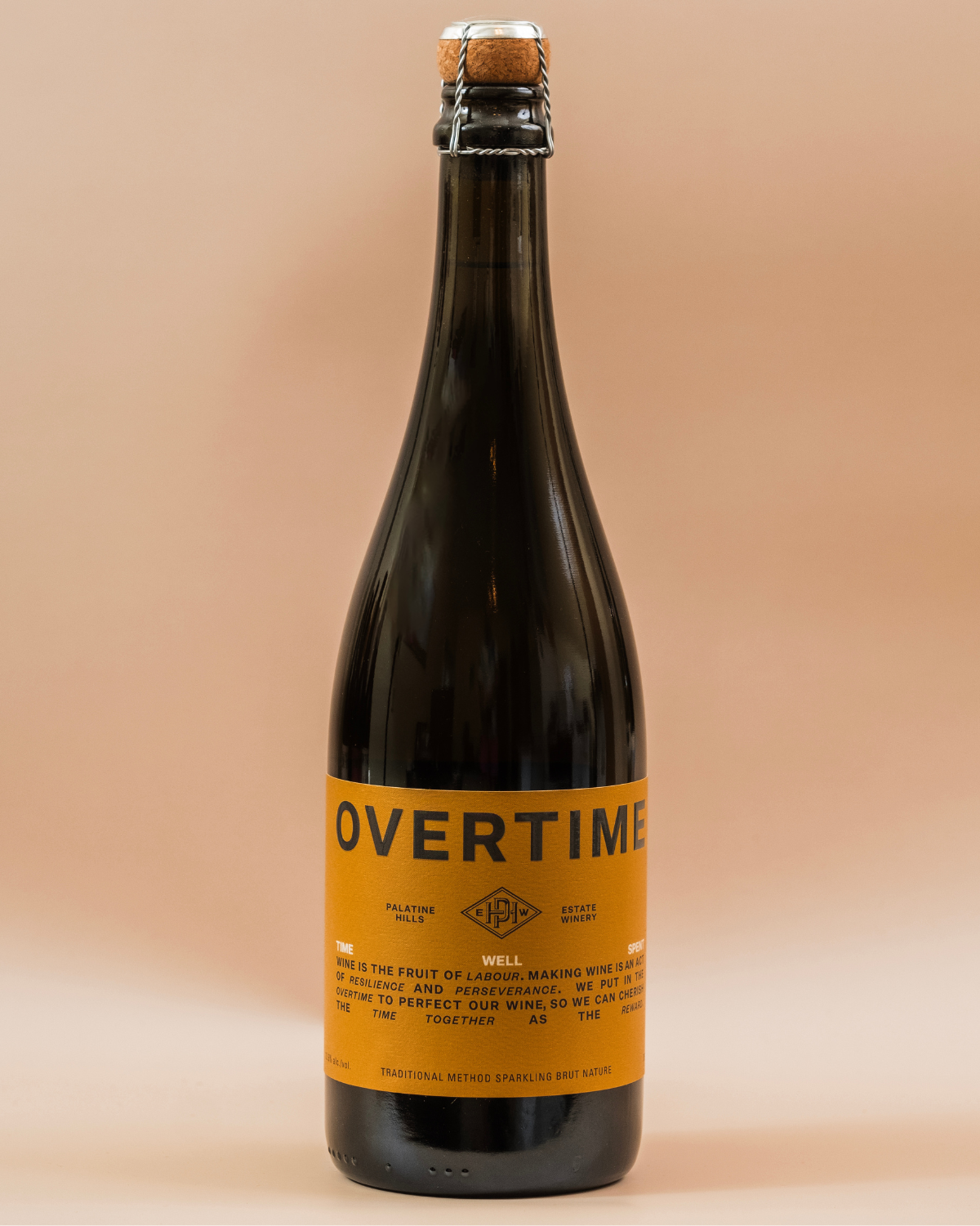 Overtime Traditional Method Sparkling Brut Nature - Palatine Hills Estate Winery