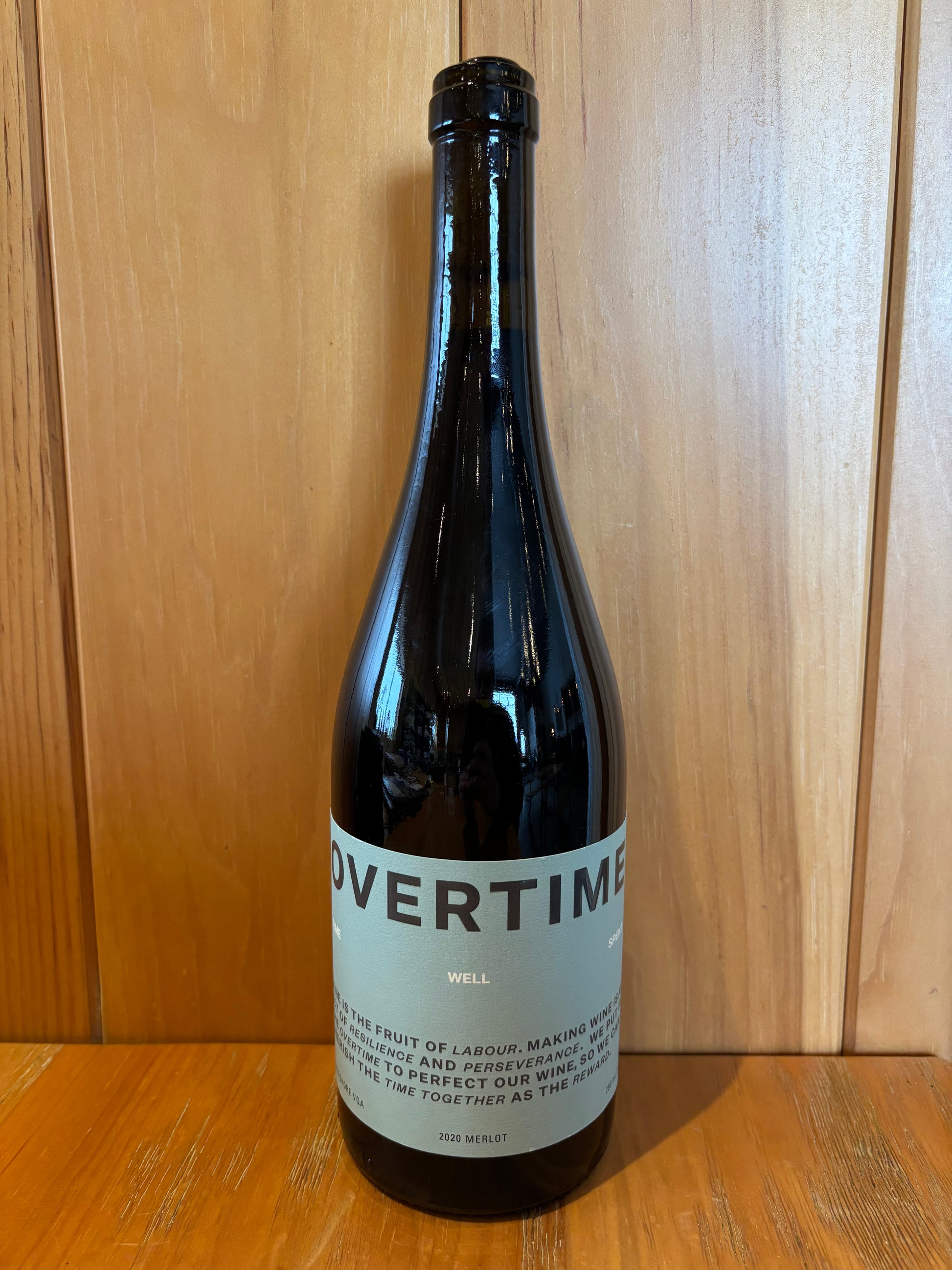2020 Overtime Merlot - Palatine Hills Estate Winery
