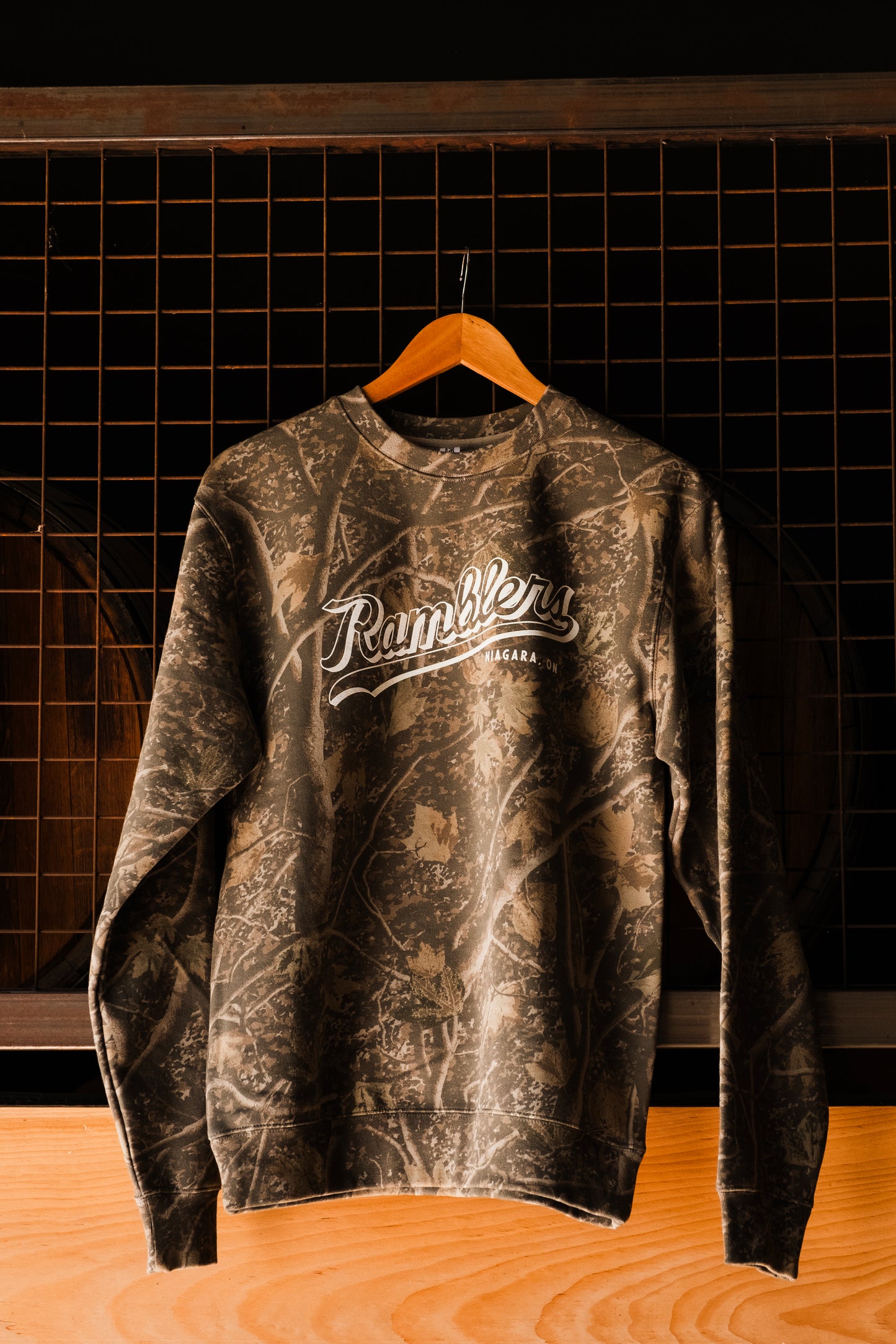 Ramblers Camo Crewneck - Palatine Hills Estate Winery