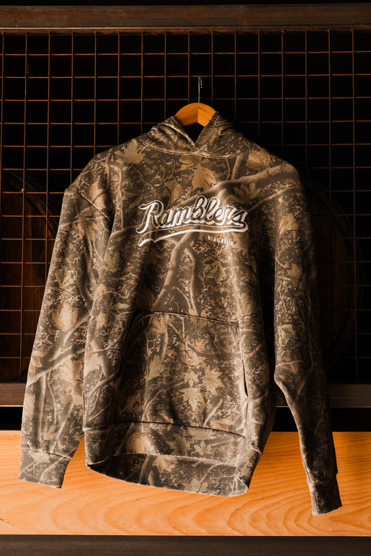 Ramblers Camo Hoodie - Palatine Hills Estate Winery
