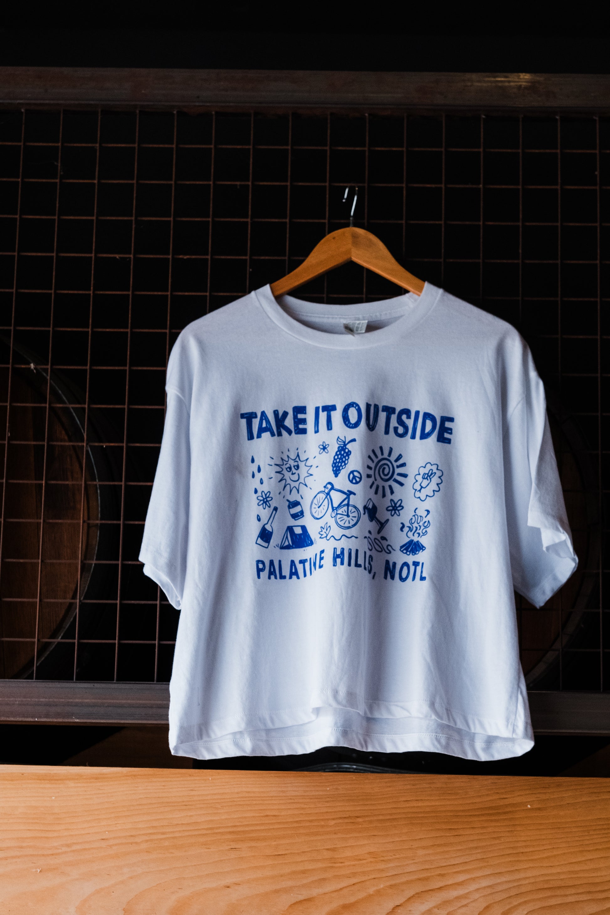 'Take it Outside' Boxy Tee - Palatine Hills Estate Winery