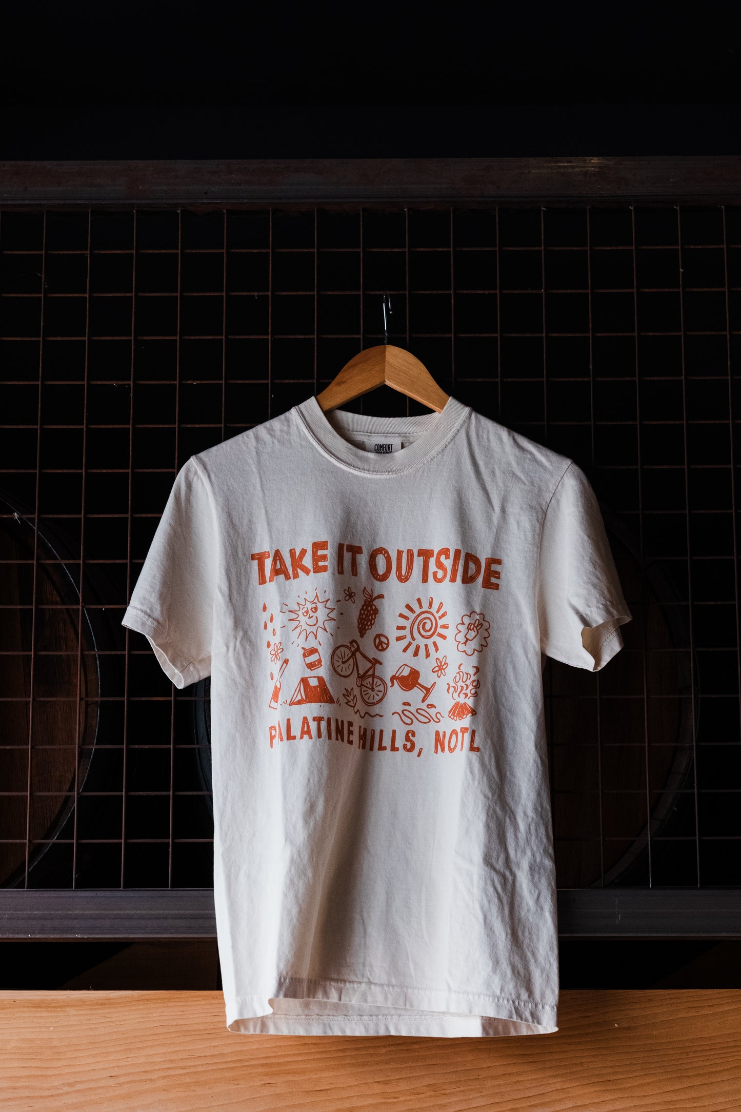 'Take it Outside' Classic Tee - Palatine Hills Estate Winery