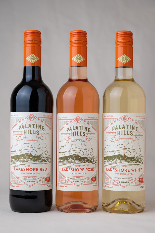 Lakeshore Mixed Case (White/Rosé/Red) - Palatine Hills Estate Winery